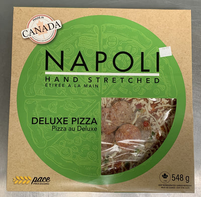 PACE NAPOLI HAND STRETCHED PIZZA Deluxe, 548g