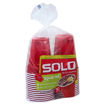 SOLO SQUARED PLASTIC CUPS [30 s]