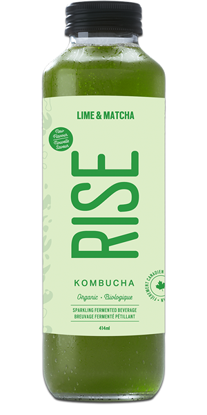 RISE LIME MATCHA KOMBUCHA [414 ML]