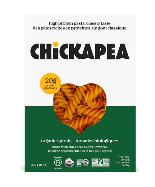 CHICKAPEA ORG PASTA SPIRALS [227 G]