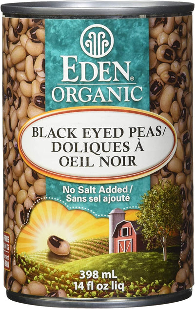 EDEN ORGANIC BLACK EYED PEAS [398 ML]