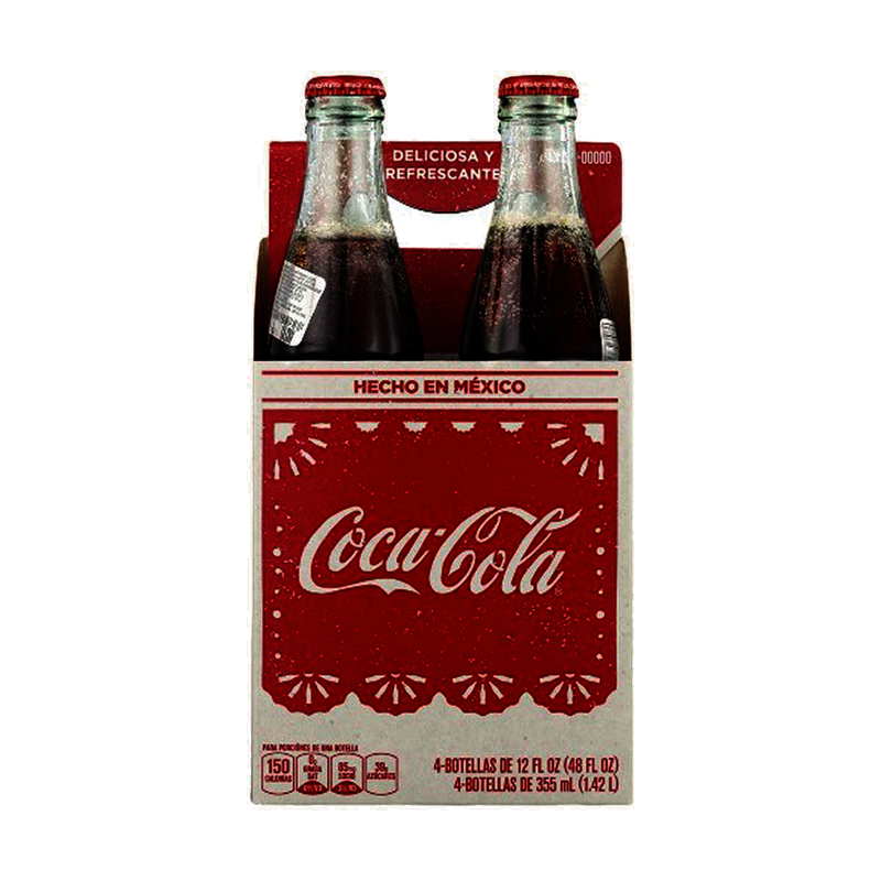 COCA-COLA WITH CANE SUGAR [4 pkg]