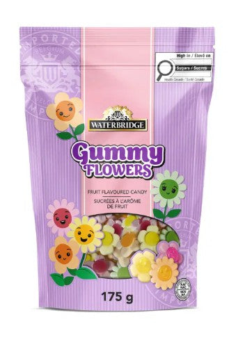 WATERBRIDGE GUMMY FLOWERS Fruit Flavour, 175g