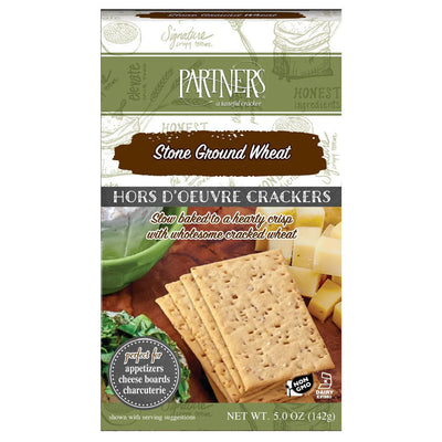 PARTNERS STONE WHEAT CRACKERS [142 G]