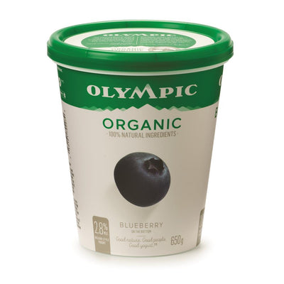 OLYMPIC ORG BLUEBERRY YOGURT [650 G]
