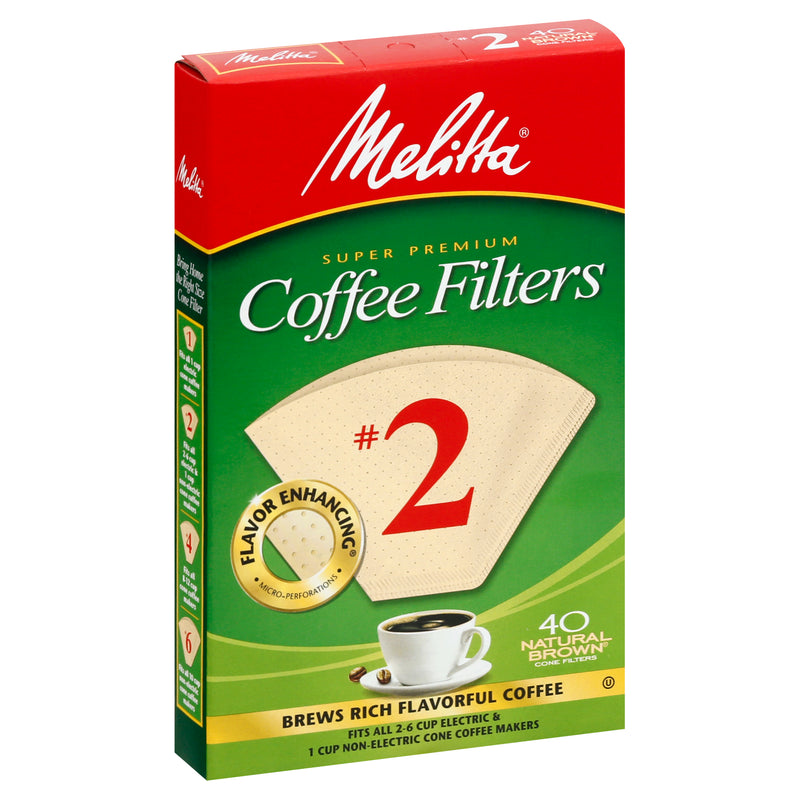MELITTA NAT BROWN #2 FILTER [40 PACK]