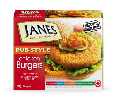 JANES PUB STYLE CHICK BURGER [700 G]