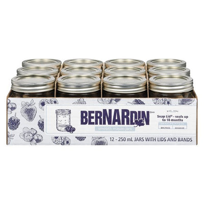 BERNARDIN HARVEST MASON JARS [250 ML]