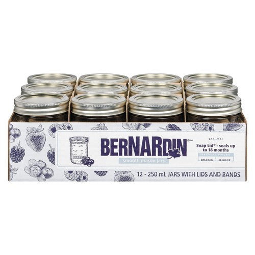 BERNARDIN HARVEST MASON JARS [250 ML]