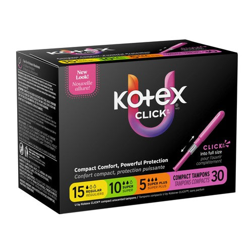 U BY KOTEX TAMPONS MULTI [30 PK]