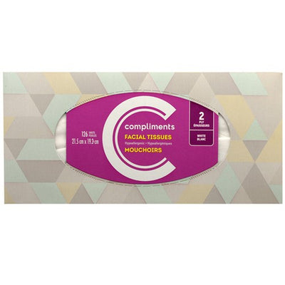 COMPLIMENTS FACIAL TISSUES [126 pcs]
