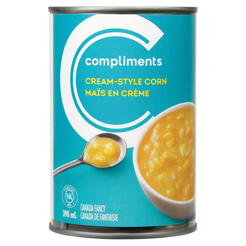 COMPLIMENTS CREAM STYLE CORN [398 ML]