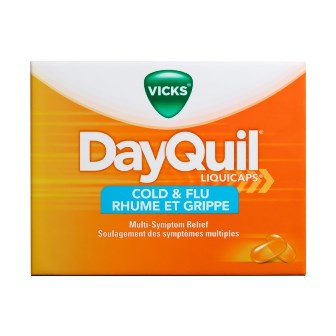 VICKS DAYQUIL COLD FLU LIQ CAP [16 PK]