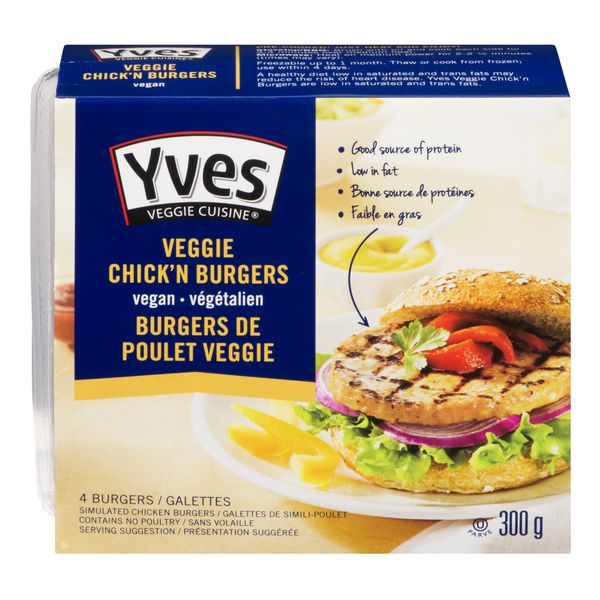 YVES CHICKEN BURGERS [300 G]