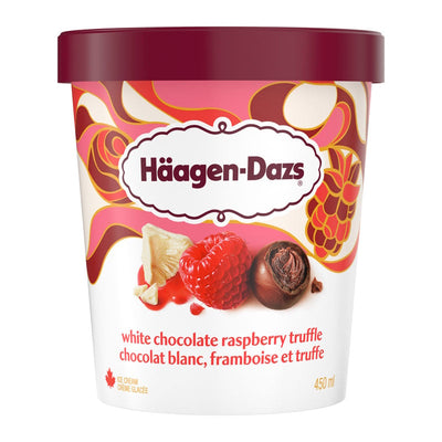 HAAGEN DAZ WHITE CHOC RASP [450 ml]