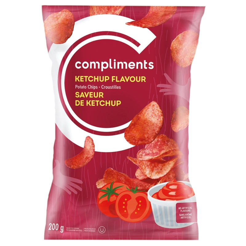 COMPLIMENTS POTATO CHIPS Ketchup, 200 g