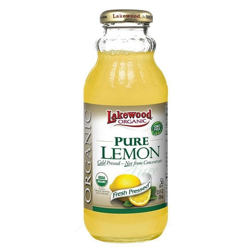 LAKEWOOD ORG PURE LEMON JUICE [370 ML]