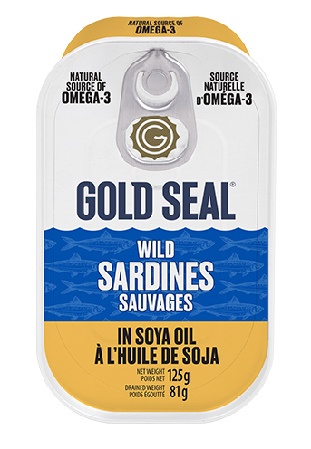 GOLD SEAL SARDINES IN SOYA OIL [125 G]
