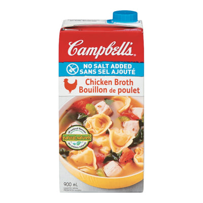 CAMPBELL NSA CHICKEN  BROTH [900 ML]