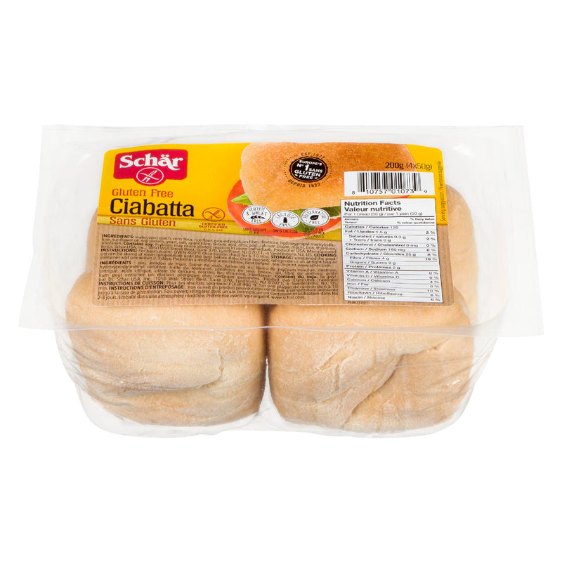 SCHAR GF CIABATTA BUNS [200 G]
