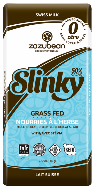ZAZUBEAN SLINKY SWISS MILK BAR [80 G]