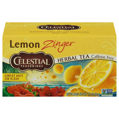 CELESTIAL LEMON ZINGER TEA [20 BAGS]