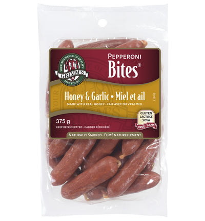 GRIMMS HONEY GARLIC PEP BITES [375 G]
