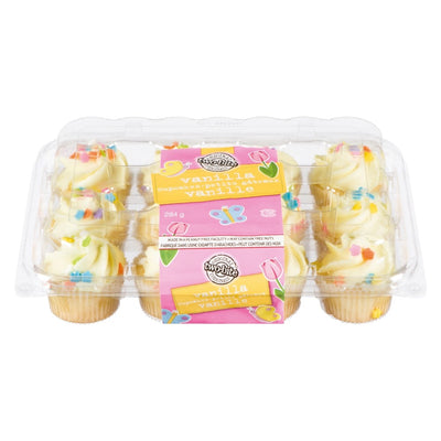 TWO-BITE SPRING VANILLA CUPCAKES, 284 G