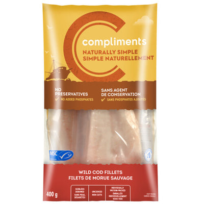 COMPLIMENTS WILD COD FILLETS [400 G]