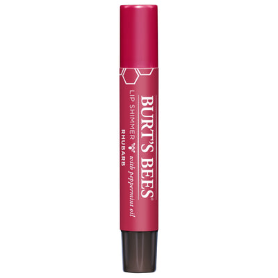 Burt's Bees with Peppermint Oil Rhubarb Lip Shimmer, 3 g
