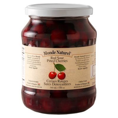 MONDE RED SOUR PITTED CHERRIES [540 ML]
