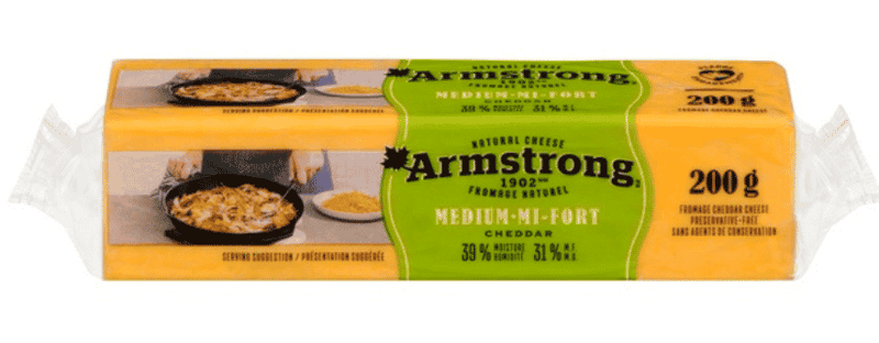 ARMSTRONG MED CHED CHEESE [200 G]
