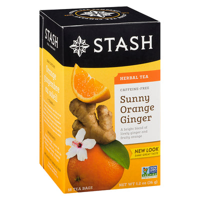STASH ORANGE GINGER TEA [18 BAGS]