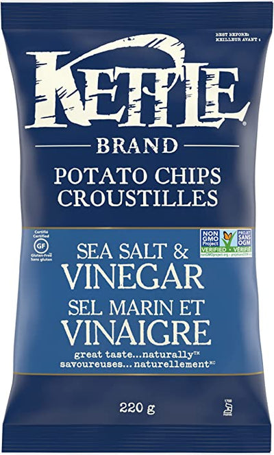 KETTLE CHIP SEA SALT & VINEGAR [198 G]