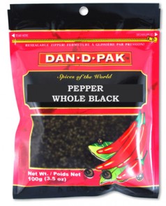 DAN-D-PAK WHOLE BLACK PEPPER [100 G]