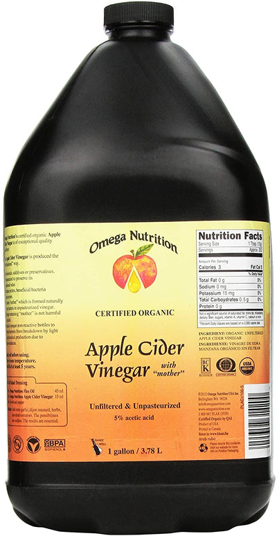 OMEGA ORG APPLE CIDER VINEGAR [3.78 L]