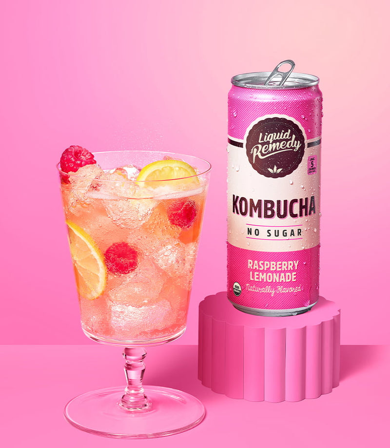 REMEDY KOMBUCHA RASP LEMONADE [355 ml]