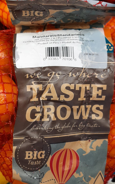Mandarins, 2lb