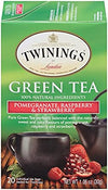 TWININGS POM RASPB GREEN TEA [20 BAGS]