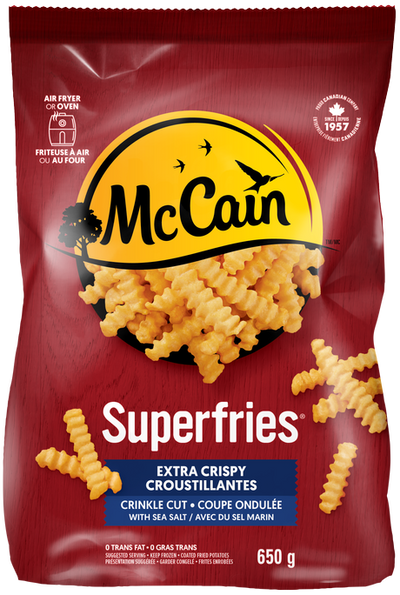 McCAIN XCRISP CRINKLE FRIES [650 G]
