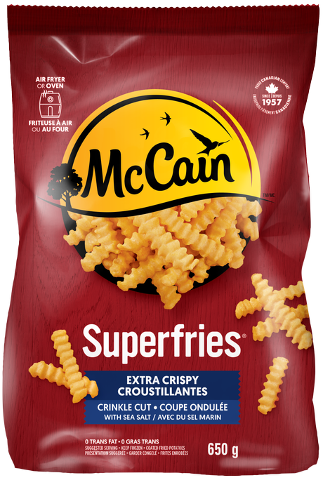 McCAIN XCRISP CRINKLE FRIES [650 G]