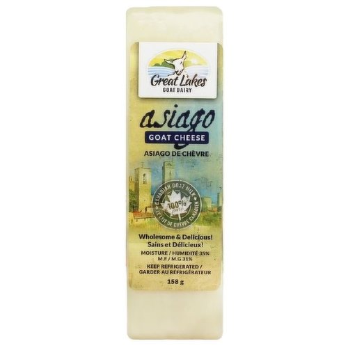GREAT LAKES ASIAGO GOAT CHEESE [158 g]