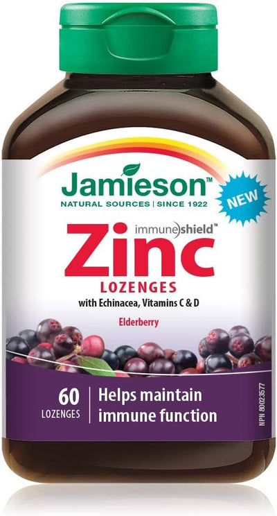 JAMIESON ZINC LOZENGE ELDERBER [60 S]