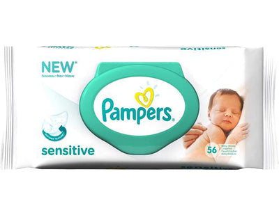 PAMPERS SENSITIVE WIPES [56 S]