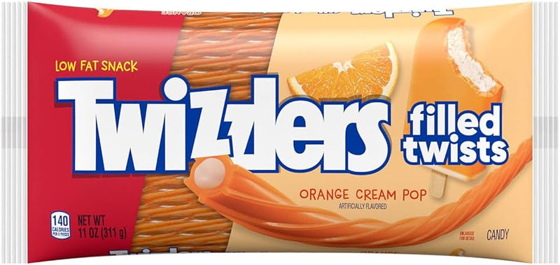 TWIZZLERS ORANGE CREAM TWISTS [311 G]