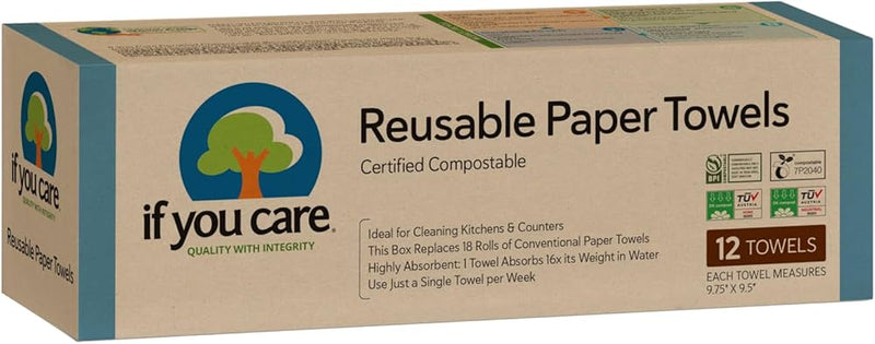 IF YOU CARE REUSABLE PAPER TOWELS [12 s]