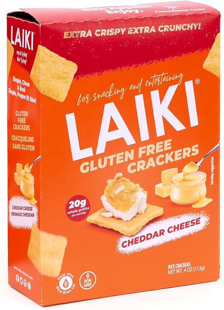 LAIKI GF CRACKERS CHEESE [113 G]