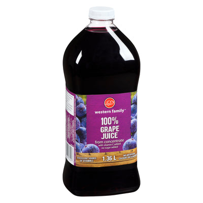 WESTERN FAMILY GRAPE JUICE [1.36 L]