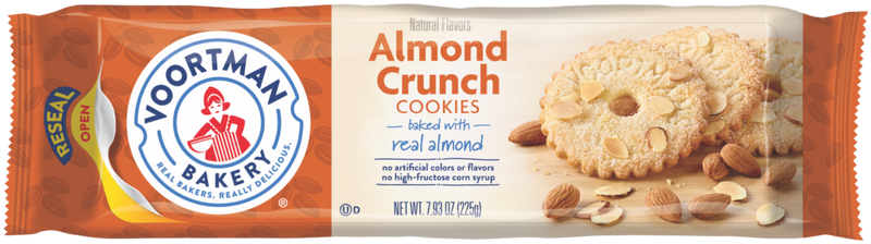 VOORTMAN ALMOND KRUNCH COOKIES [225 G]