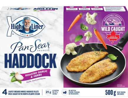 HIGH LINER GARLIC HERB HADDOCK [500 g]